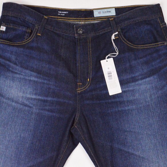 NEW Adriano Goldschmied Mens Jeans 40 Blue Denim The Everett Cotton Blend - Picture 2 of 12